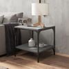 vidaXL Coffee Table Grey Sonoma 50x50x40 cm Engineered Wood