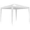 vidaXL Party Tent | White | Polyethylene, Iron | 2.5x2.5 m