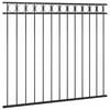 vidaXL Fence Panel Assen Steel 1.7x1.5 m Black
