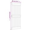 vidaXL Sliding Door with Hardware Set 80x210 cm Solid Wood Pine