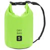 vidaXL Dry Bag Green 5 L PVC