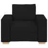 vidaXL Sofa Chair Black 60 cm Fabric