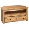 vidaXL Corner TV Cabinet 93x49x49 cm Solid Pine Panama Range