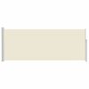 vidaXL Retractable Side Awning 120 x 300 cm Cream