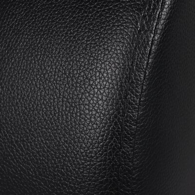 vidaXL Home Cinema Recliner Reclining Sofa 2-seat Faux Leather Black