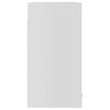 vidaXL Hanging Glass Cabinet Lyon White 60x31x60 cm Engineered Wood