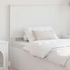 vidaXL Headboard with Headboard White 90 cm Engineered Wood