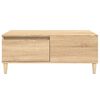 vidaXL Coffee Table Sonoma Oak 90x50x36.5 cm Engineered Wood