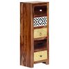 vidaXL Side Cabinet 40x30x110 cm Solid Acacia Wood