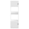 vidaXL Oven Cabinets 2 pcs Lucca White Engineered Wood
