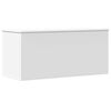vidaXL Storage Box White 100x42x46 cm Engineered Wood