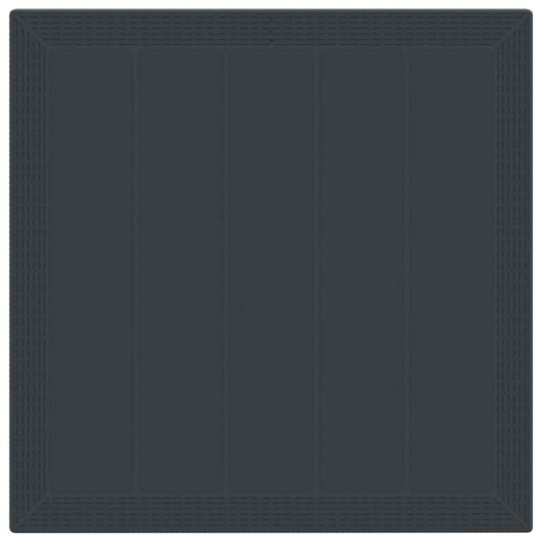 vidaXL Garden Dining Set 3 pcs Anthracite Polypropylene