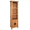 vidaXL Freestanding Cabinet | Natural wood | Solid Pinewood | Tall