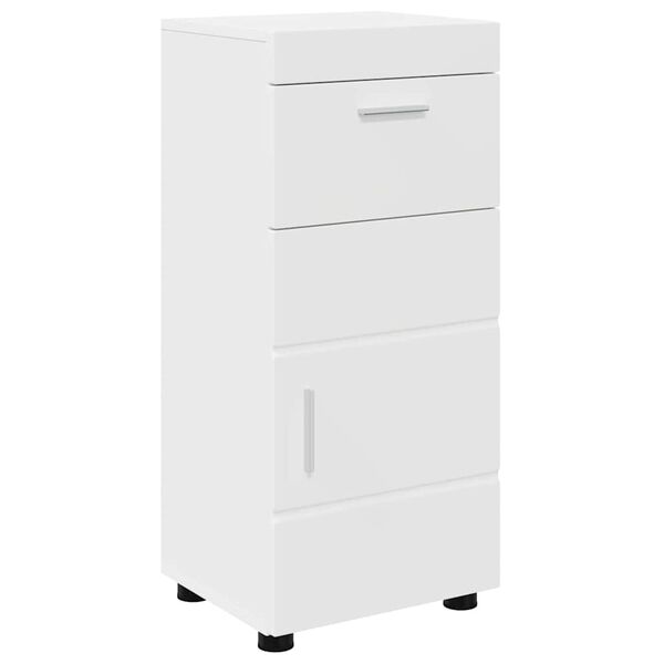 vidaXL Bathroom Cabinet Set with Drawer TULUM White 37 x 31.5 x 82 cm