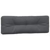 vidaXL Pallet Cushions 7 pcs Anthracite Fabric