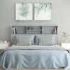 vidaXL Headboard Cabinet Grey Sonoma 160x19x103.5 cm