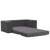 vidaXL Kids' Sofa Bed 2-Seater Anthracite Soft Plush