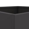 vidaXL Planter Black 32x29x75 cm Steel