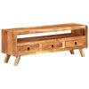 vidaXL TV Cabinet 110x30x40 cm Solid Acacia Wood