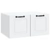 vidaXL Wall-Mounted TV Cabinet White 59.5 x 41 x 30 cm Engineered Wood