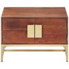 vidaXL Coffee Table Honey Brown 67x67x45 cm Solid Acacia Wood