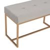 vidaXL Bench 80 cm Grey Velvet