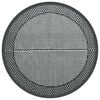 vidaXL Outdoor Carpet ARAKIL Grey &Oslash;120 cm PP