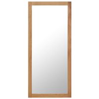 vidaXL Mirror 50x140 cm Solid Oak Wood