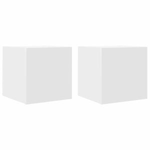 vidaXL Wall Mounted TV Cabinets 2 pcs White 30.5x30x30 cm