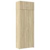 vidaXL Storage Cabinet Sonoma Oak 80x42,5x225 cm Engineered Wood