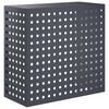 vidaXL Air Conditioner Cover Anthracite 110 x 50 x 105 cm Steel