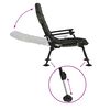 vidaXL Fishing Chair with Armrest Foldable Camouflage