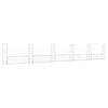 vidaXL U-shape Gabion Basket with 6 Posts Iron 620x20x100 cm