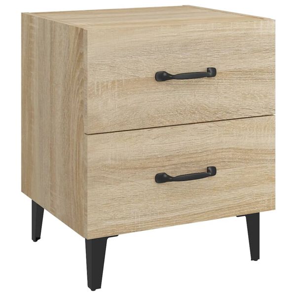 vidaXL Bedside Cabinet Sonoma Oak 40x35x47.5 cm
