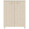 vidaXL Shoe Cabinet HAMAR Honey Brown 85x40x108 cm Solid Wood Pine