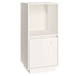 vidaXL Sideboard | White | Solid pine wood | Sideboard | Rectangular | Modern