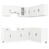 vidaXL 11 Piece Kitchen Cabinet Set Kalmar White Engineered Wood