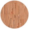 vidaXL Table Top &Oslash;80x2,5 cm Round Solid Wood Beech
