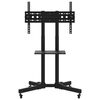 vidaXL TV Stand on Wheels 32-70 Inch Screen Max VESA 600x400 mm 50kg