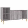 vidaXL TV Cabinet Grey Sonoma 100x35x55 cm Engineered Wood