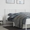 vidaXL Metal Headboard White 150 cm
