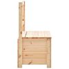 vidaXL Storage Bench 120 cm Solid Pine Wood