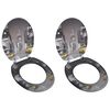 vidaXL Toilet Seats with Lids 2 pcs MDF New York