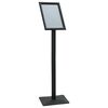 vidaXL Pedestal Poster Stand A4 Cast Iron Black
