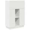 vidaXL Desk White 71.5 x 31.5 x 106.5 cm Engineered Wood