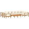 vidaXL 8 Piece Garden Sofa Set with Cushions Solid Wood Acacia
