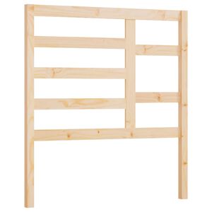vidaXL Bed Headboard | Natural Pine | Solid Pine Wood | Medium