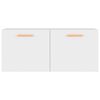 vidaXL Wall Cabinet White 80x35x36.5 cm Engineered Wood