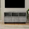 vidaXL TV Cabinet Concrete Grey 102x37.5x52.5 cm Engineered Wood