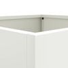 vidaXL Planters 2 pcs White 42x40x39 cm Steel